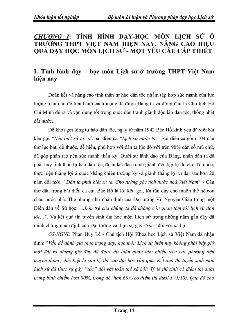 image for page Nâng cao hiệu quả dạy học bộ môn Lịch sử ở trường THPT qua việc tổ chức các cuộc thi tìm hiểu về lịch sử