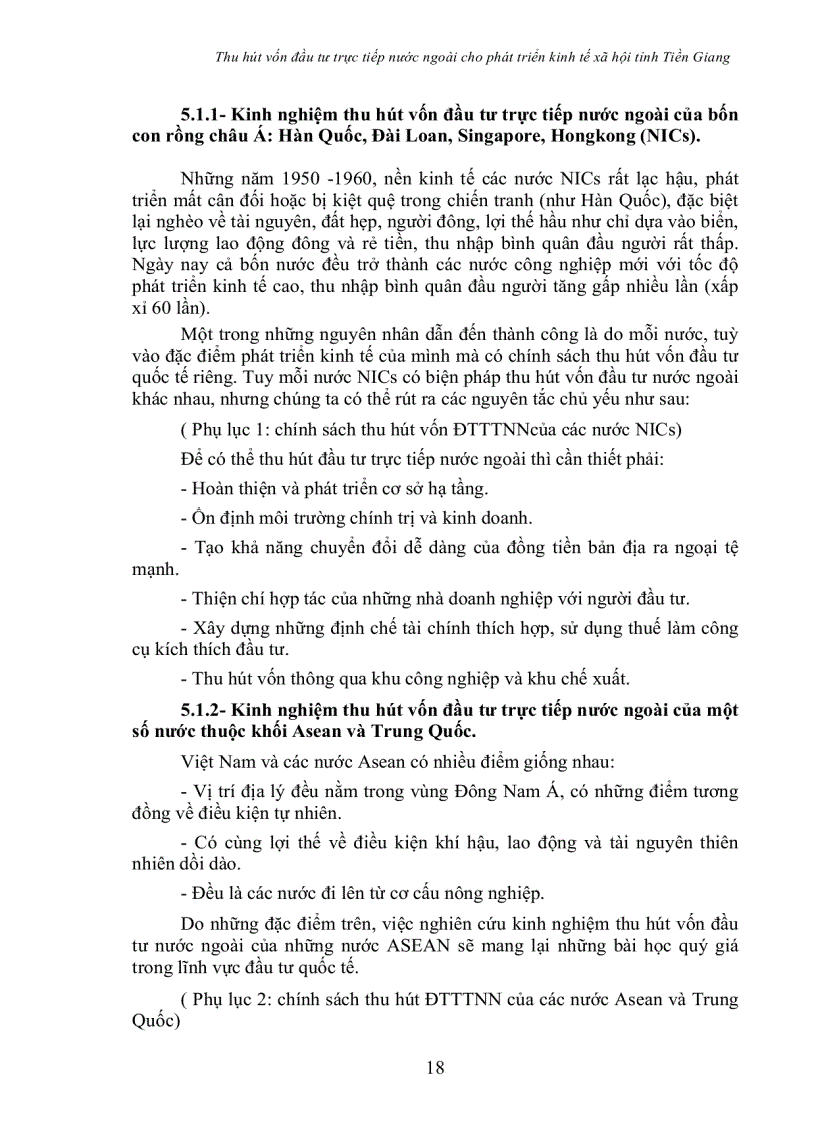 image for page Thu hút vốn đầu tư trực tiếp nước ngoài cho phát triển kinh tế xã hội cho tỉnh Tiền Giang