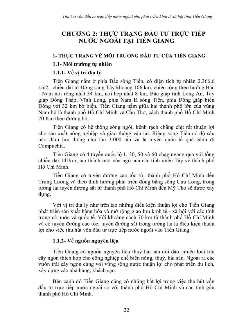 image for page Thu hút vốn đầu tư trực tiếp nước ngoài cho phát triển kinh tế xã hội cho tỉnh Tiền Giang