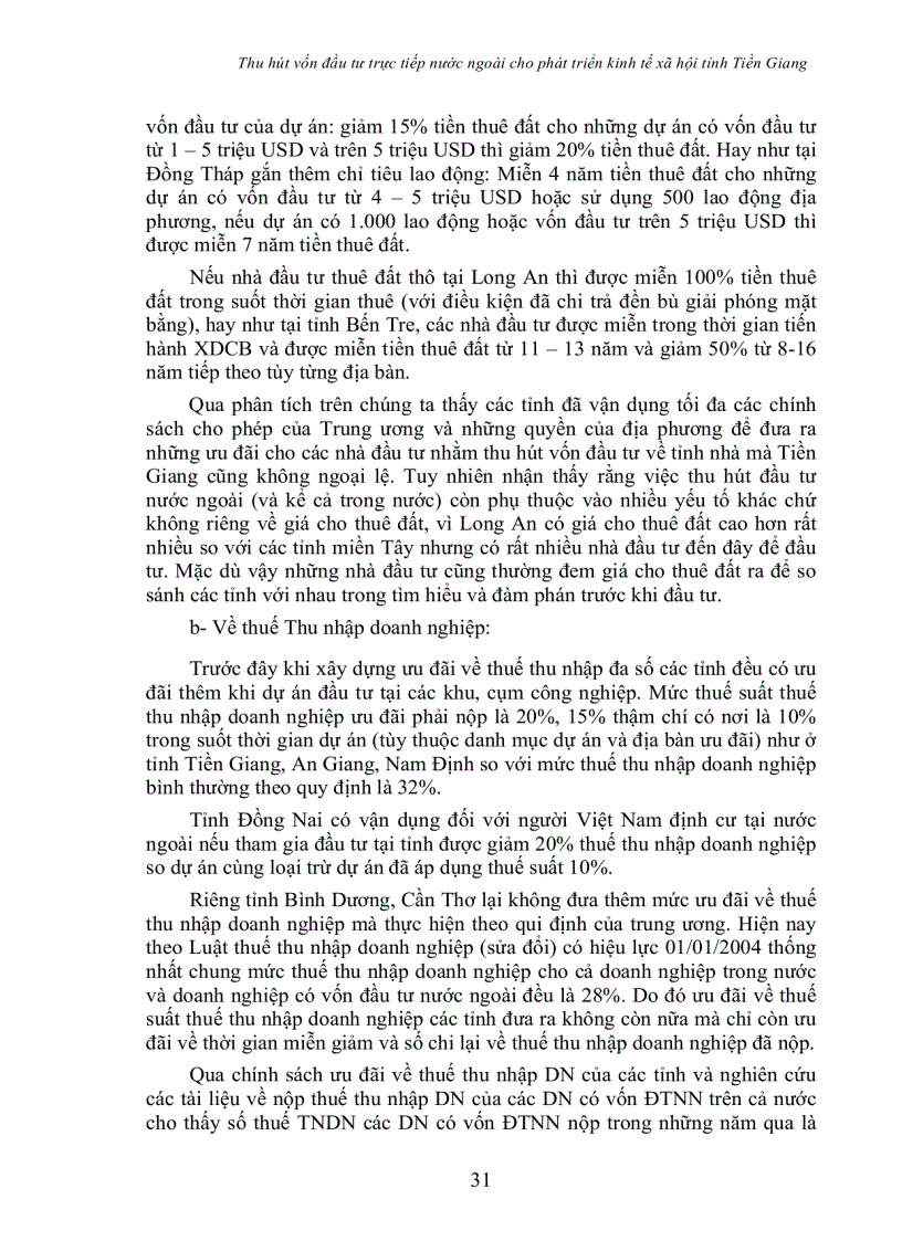 image for page Thu hút vốn đầu tư trực tiếp nước ngoài cho phát triển kinh tế xã hội cho tỉnh Tiền Giang