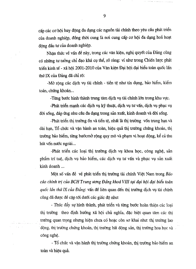 image for page Thị trường dịch vụ tài chính ở Việt Nam một số vấn đề lý luận và thực tiễn