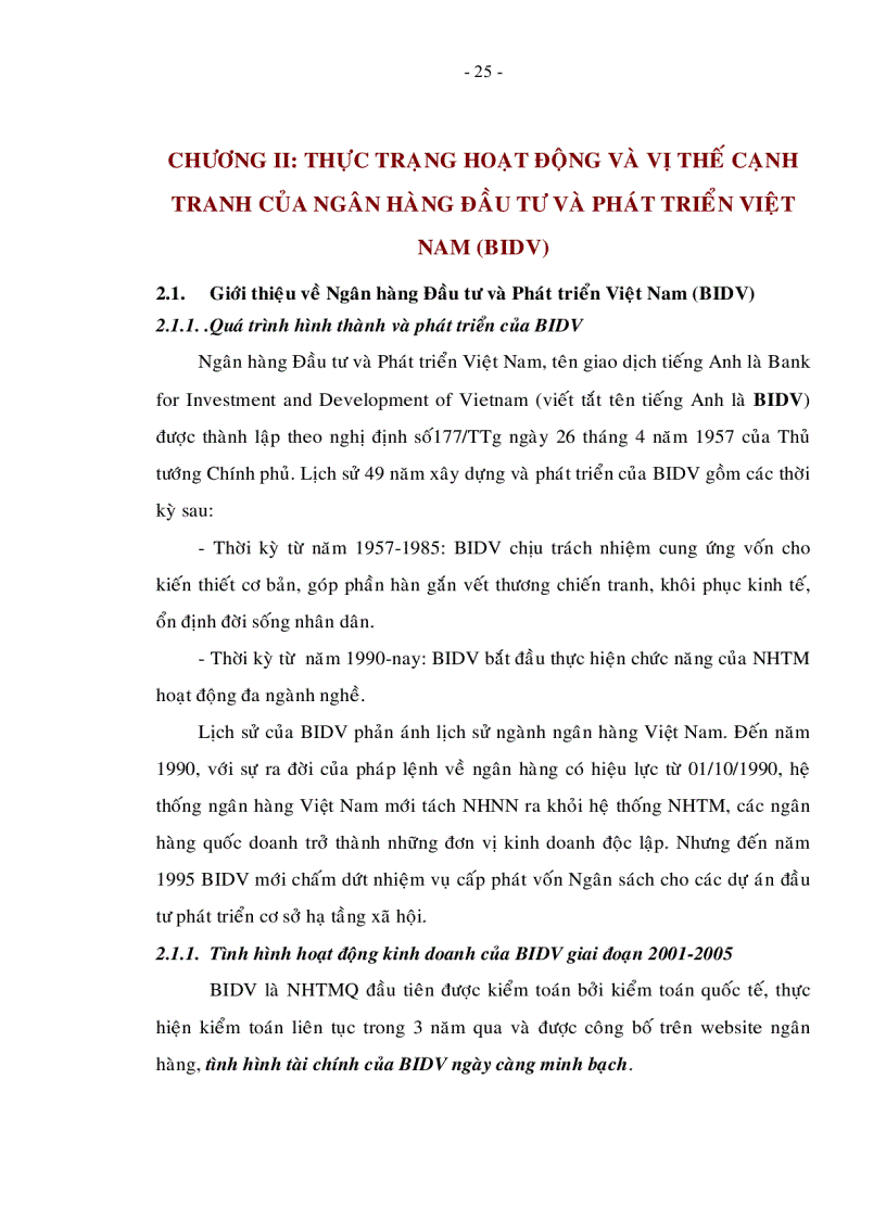 image for page Xây dựng chiến lược cạnh tranh của Ngân hàng Đầu tư và Phát triển Việt nam giai đoạn 2007 2015