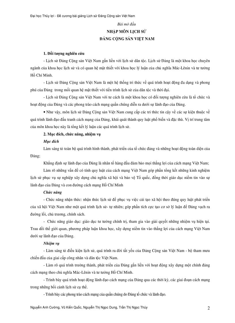 image for page Bài giảng lịch sử đảng cộng sản việt nam