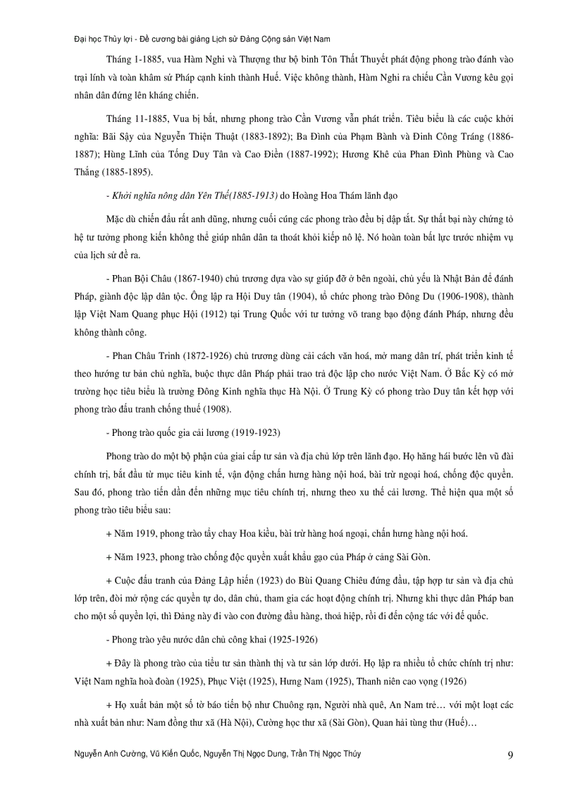 image for page Bài giảng lịch sử đảng cộng sản việt nam