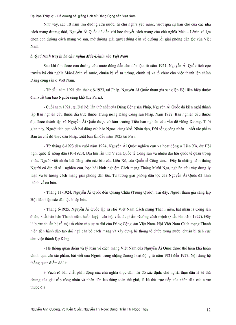 image for page Bài giảng lịch sử đảng cộng sản việt nam