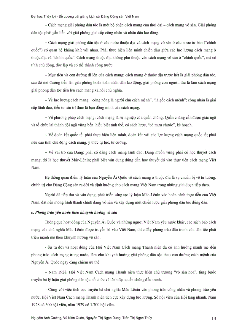 image for page Bài giảng lịch sử đảng cộng sản việt nam