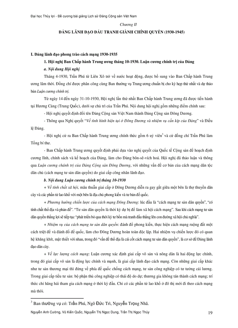 image for page Bài giảng lịch sử đảng cộng sản việt nam