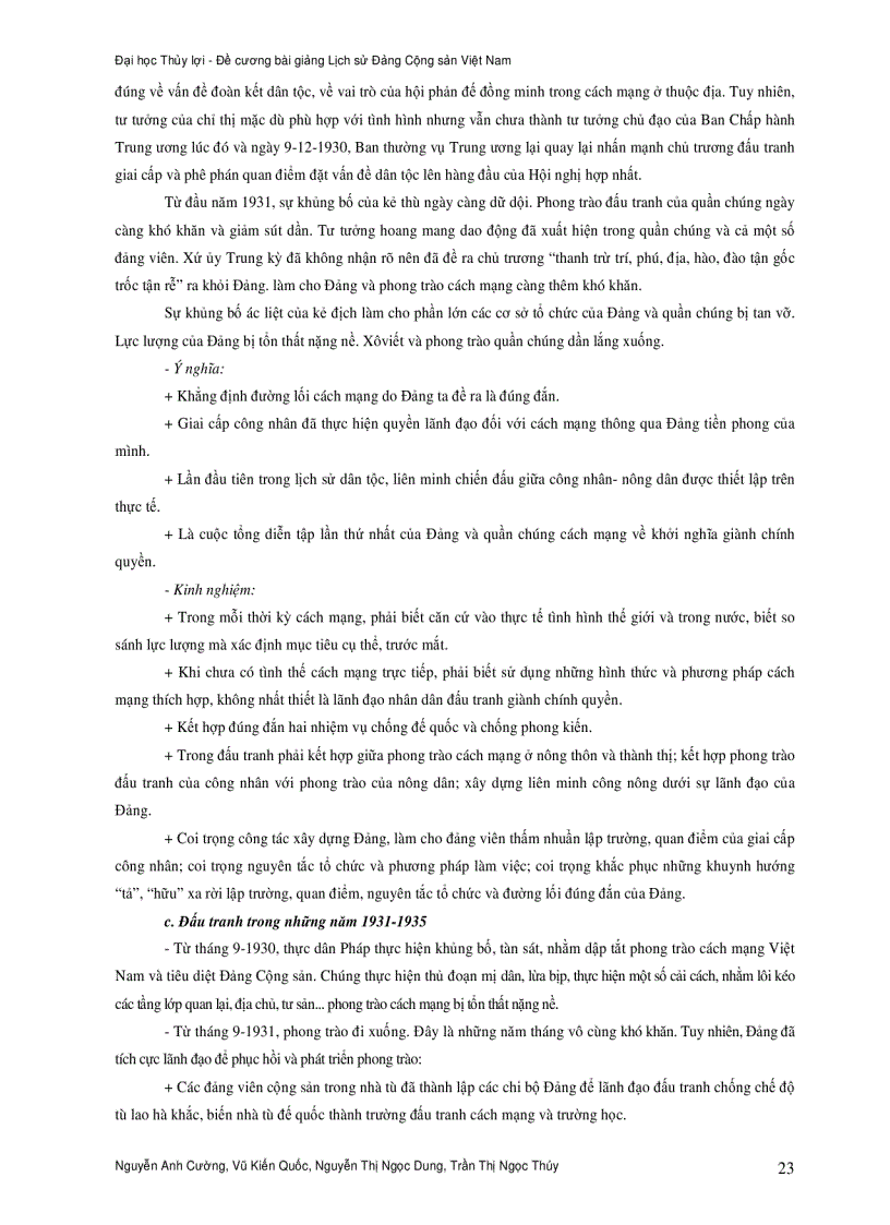 image for page Bài giảng lịch sử đảng cộng sản việt nam