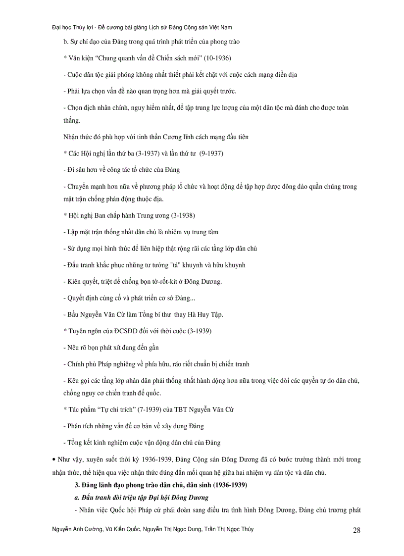 image for page Bài giảng lịch sử đảng cộng sản việt nam