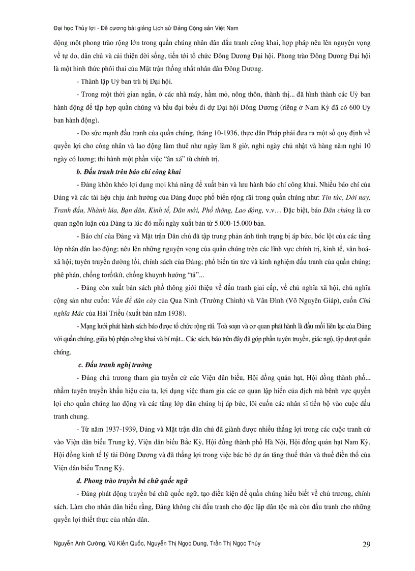 image for page Bài giảng lịch sử đảng cộng sản việt nam