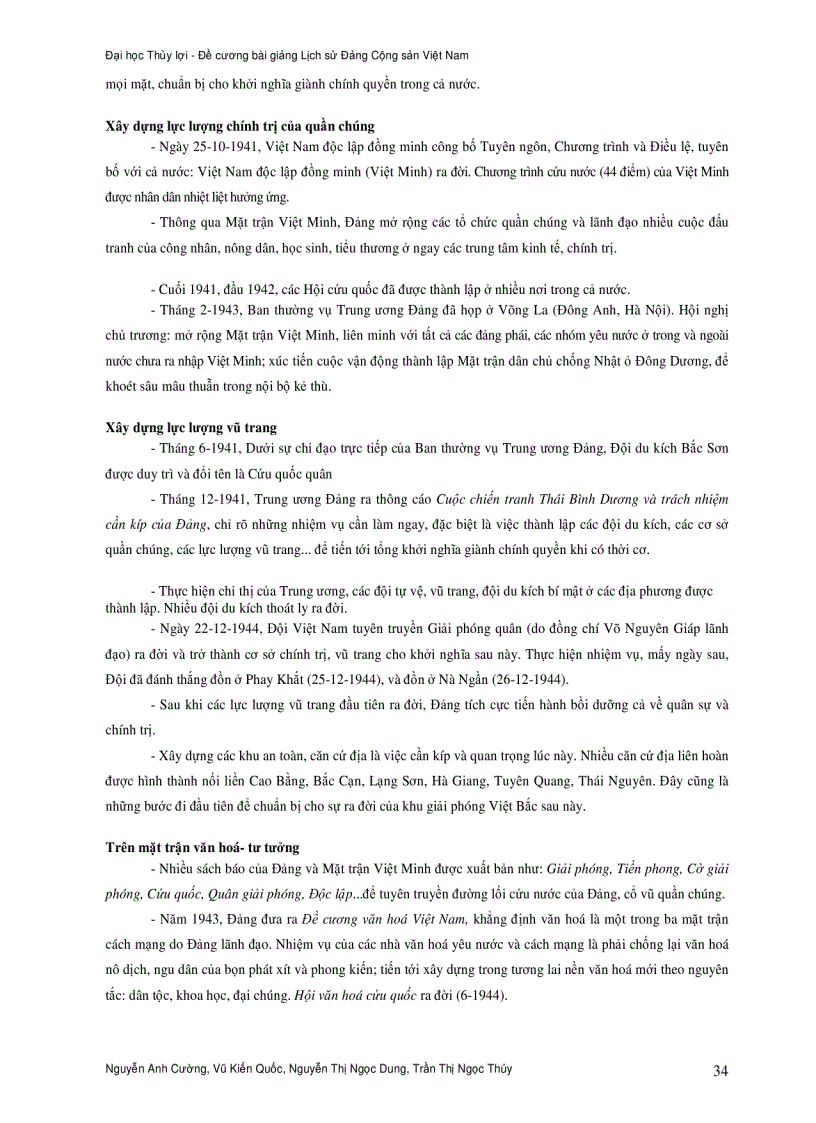 image for page Bài giảng lịch sử đảng cộng sản việt nam