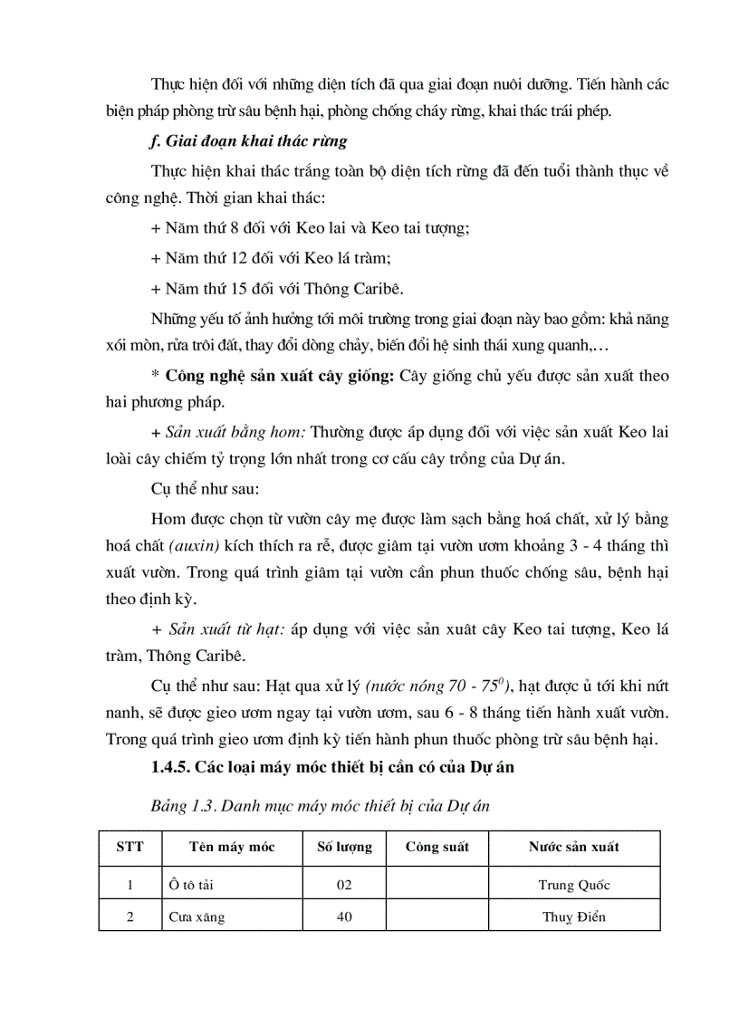 image for page ĐTM dự án trồng rừng nguyên liệu Bắc Kạn