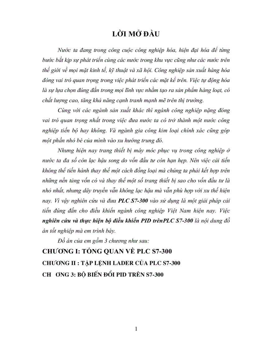 image for page Nghiên cứu và thực hiện bộ điều khiển PID trên PLC S7 300