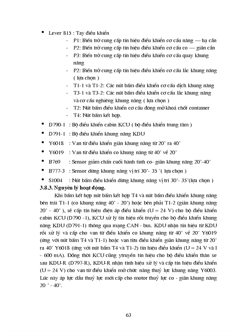 image for page Phân tích hệ thống điều khiển xe cẩu container kalmar