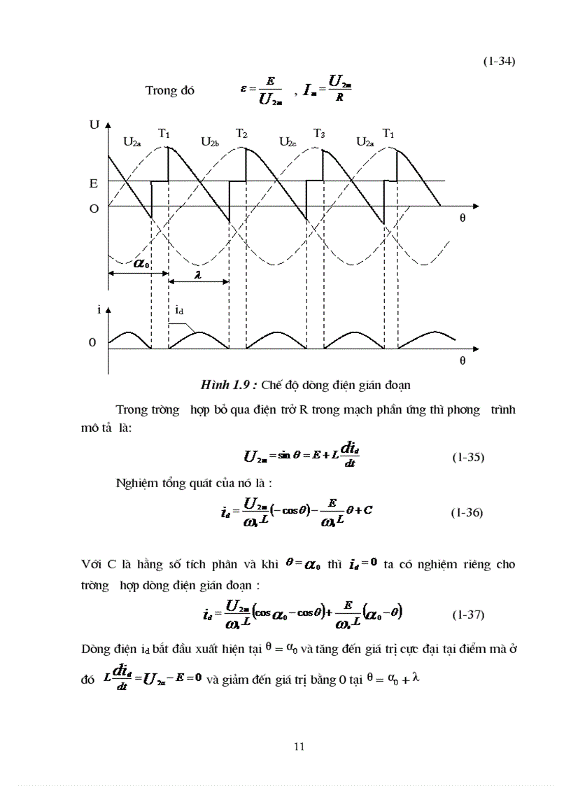 image for page Phân tích một số hệ truyền động điện một chiều ứng dụng trong công nghiệp Đi sâu nghiên cứu xác định vùng điều chỉnh hệ số P I D của các bộ điều khiển