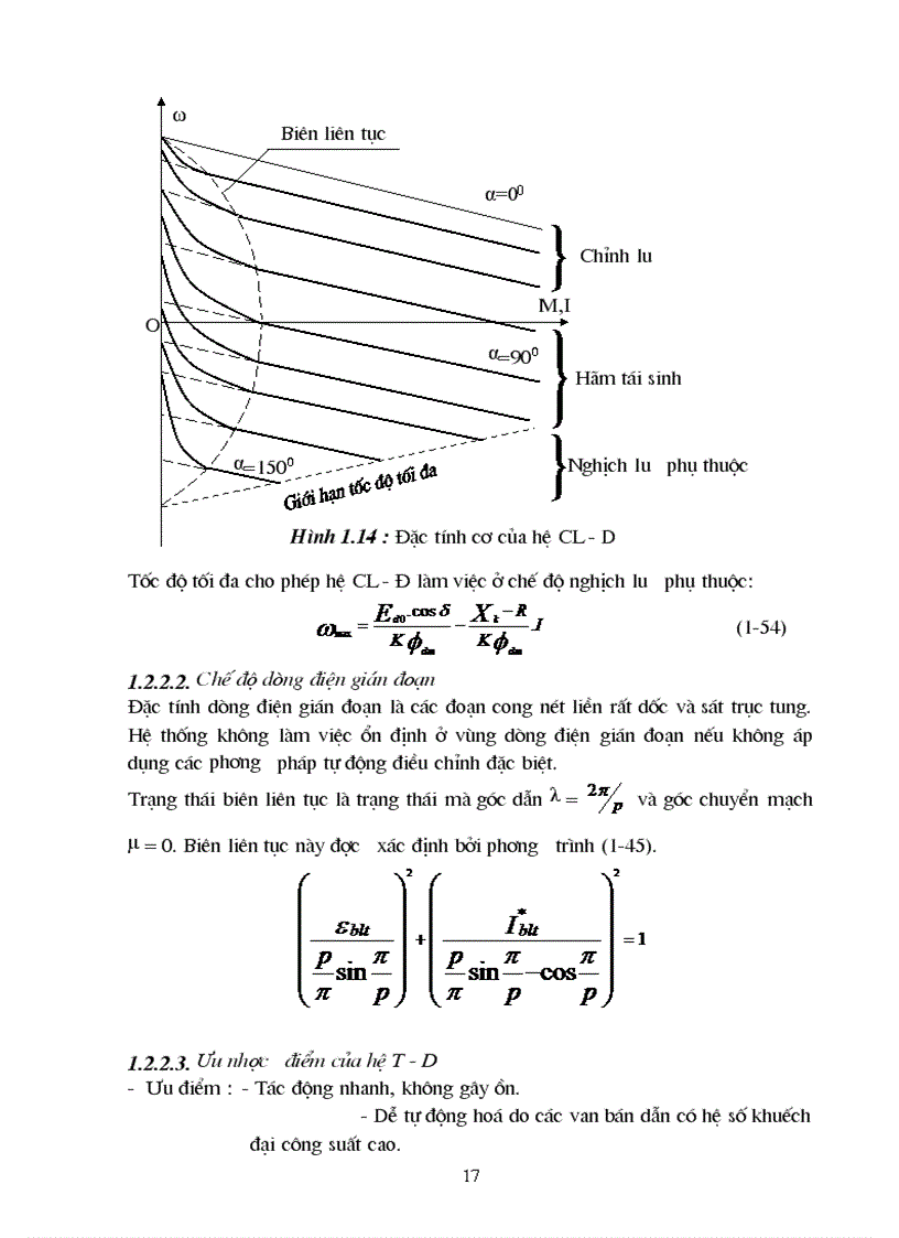 image for page Phân tích một số hệ truyền động điện một chiều ứng dụng trong công nghiệp Đi sâu nghiên cứu xác định vùng điều chỉnh hệ số P I D của các bộ điều khiển