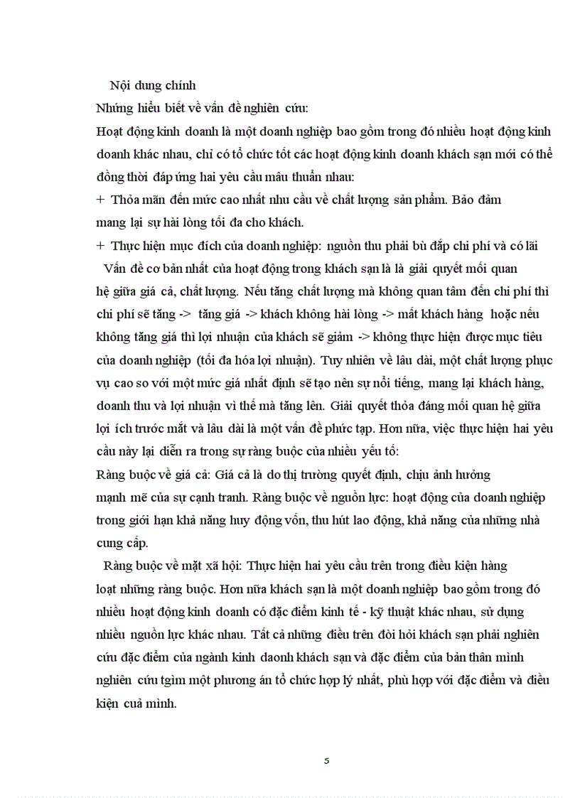 image for page Hoạt động kinh doanh lưu trú trong kinh doanh khách sạn