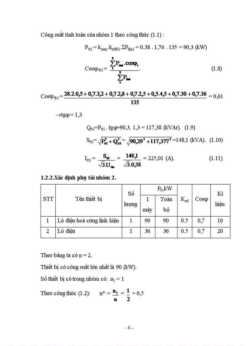 image for page Thiết kế cung cấp điện cho phân xưởng sửa chữa cơ khí