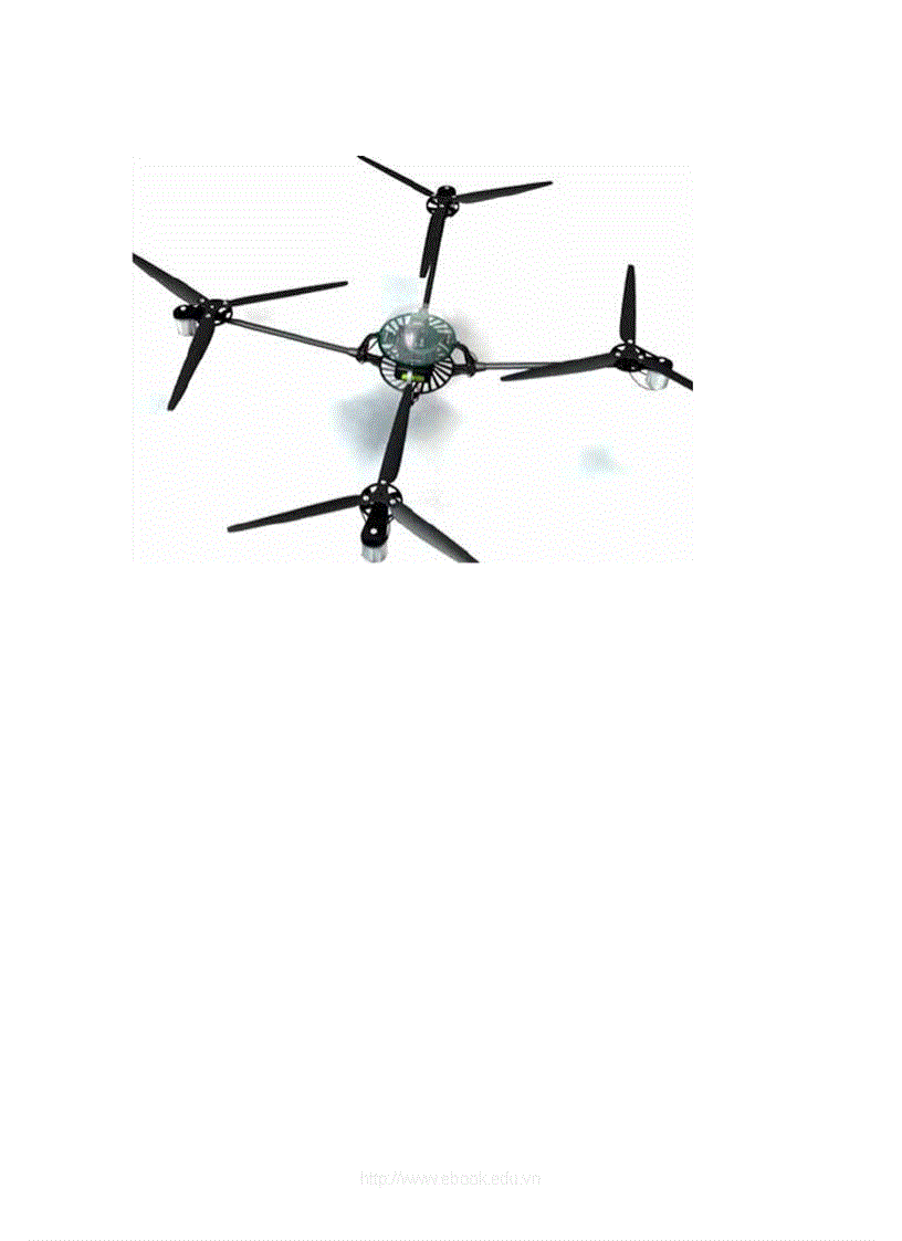 TN Mô hình điều khiển Quadrocopter