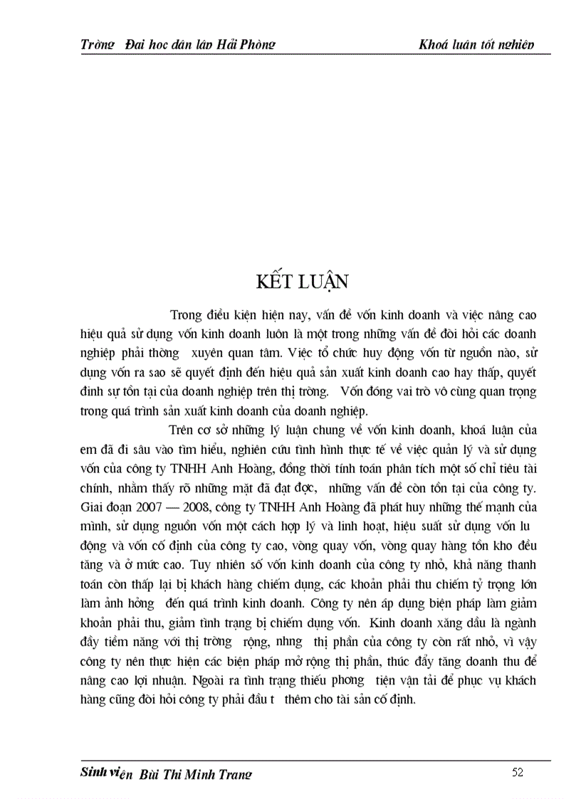 image for page Một số giải pháp góp phần nâng cao hiệu quả sử dụng vốn của Công ty TNHH Anh Hoàng