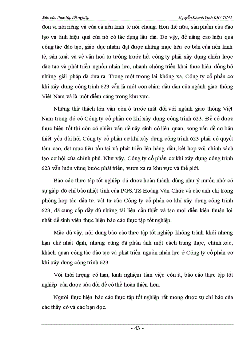 image for page Công tác đào tạo và phát triển nguồn nhân lực của công ty cổ phần cơ khó xây dựng cơ khó xây dựng công trình 623