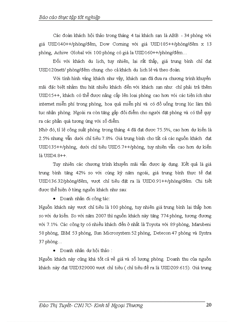 image for page Thực trạng kinh doanh lưu trú của khách sạn Sofitel Plaza Hanoi