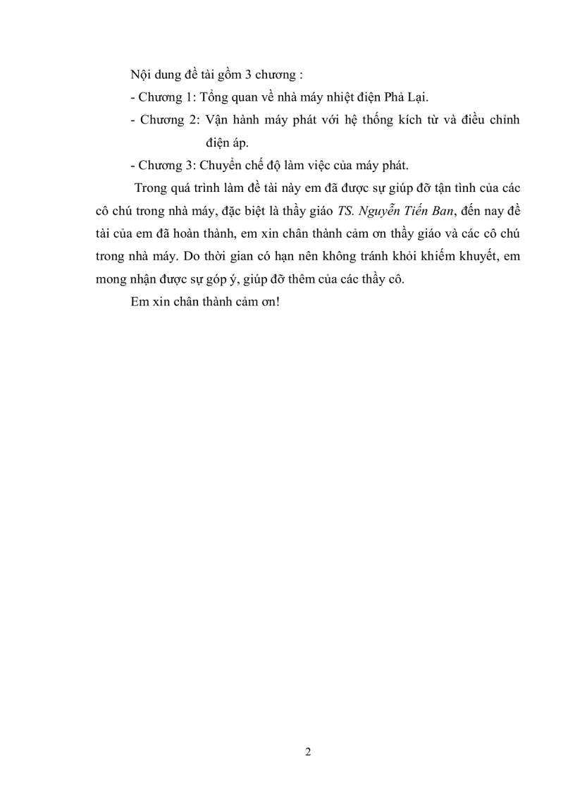 image for page Tổng quan về nhà máy nhiệt điện Đi sâu nghiên cứu về quá trình chuyển đổi chế độ làm việc của máy phát