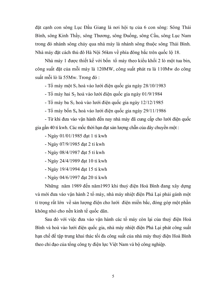 image for page Tổng quan về nhà máy nhiệt điện Đi sâu nghiên cứu về quá trình chuyển đổi chế độ làm việc của máy phát