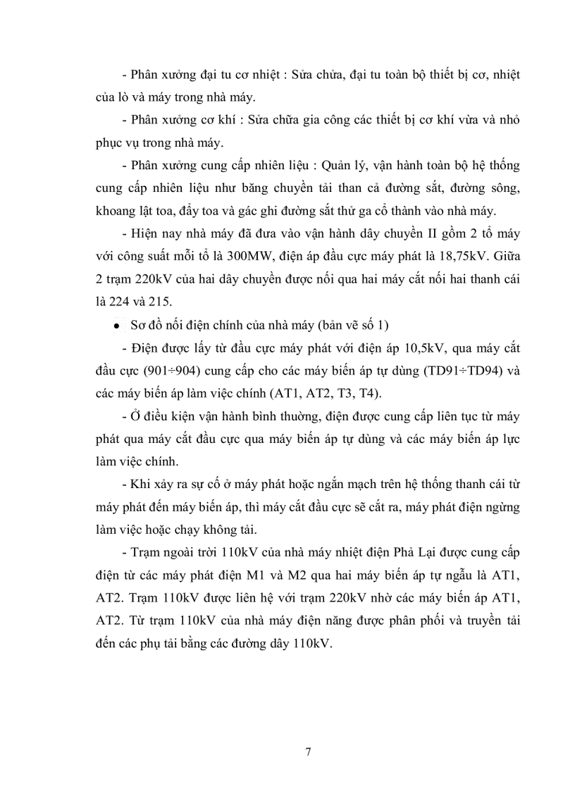 image for page Tổng quan về nhà máy nhiệt điện Đi sâu nghiên cứu về quá trình chuyển đổi chế độ làm việc của máy phát