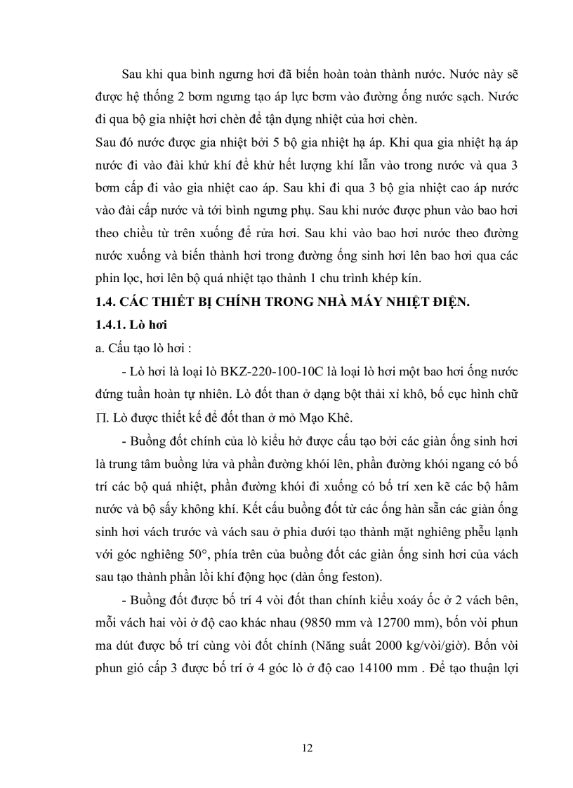 image for page Tổng quan về nhà máy nhiệt điện Đi sâu nghiên cứu về quá trình chuyển đổi chế độ làm việc của máy phát