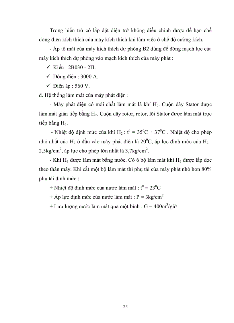 image for page Tổng quan về nhà máy nhiệt điện Đi sâu nghiên cứu về quá trình chuyển đổi chế độ làm việc của máy phát