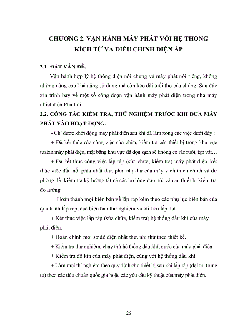 image for page Tổng quan về nhà máy nhiệt điện Đi sâu nghiên cứu về quá trình chuyển đổi chế độ làm việc của máy phát