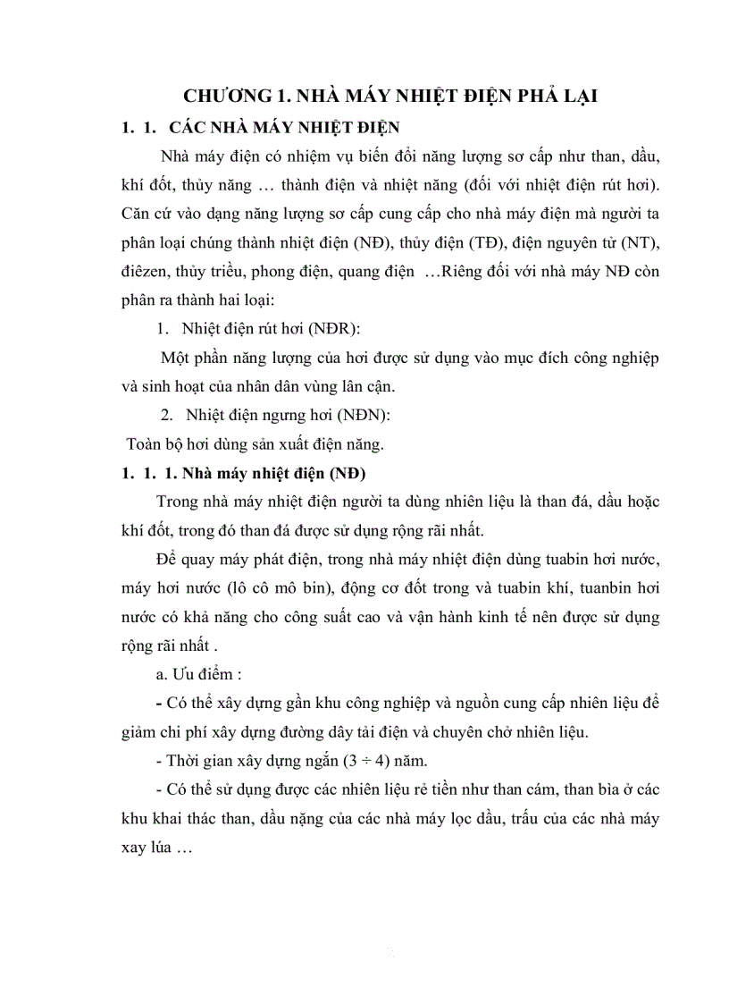 image for page Tổng quan về nhà máy nhiệt điện Đi sâu nghiên cứu quá trình hòa đồng bộ và điều chỉnh công suất máy phát
