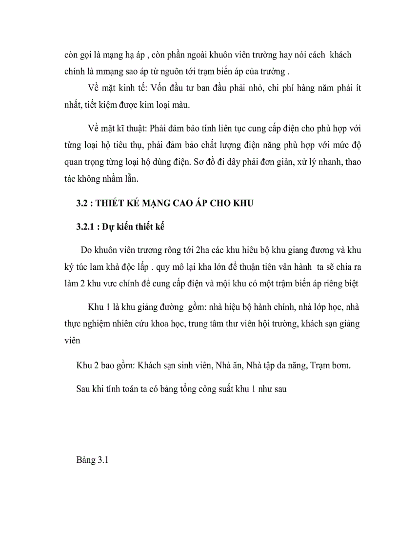 image for page Thiết kế cung cấp điện cho cở sở 2 trường Đại Học Dân Lập Hải Phòng