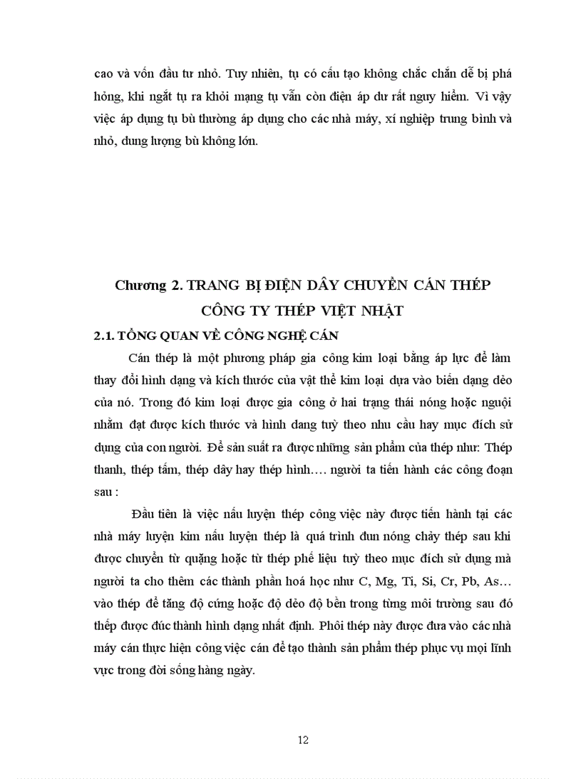 image for page Trang bị điện điện tử dây chuyền cán thép nhà máy cán thép Việt Nhật Đi sâu nghiên cứu xây dựng hệ thống điều khiển công đoạn đóng bó bằng PLC S7 300
