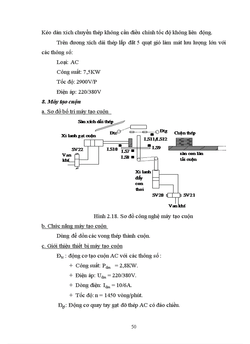 image for page Trang bị điện điện tử dây chuyền cán thép nhà máy cán thép Việt Nhật Đi sâu nghiên cứu xây dựng hệ thống điều khiển công đoạn đóng bó bằng PLC S7 300