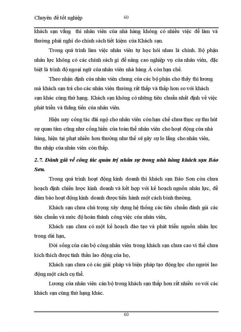 image for page Hoàn thiện công tác quản trị nhân lực trong nhà hàng khách sạn Bảo Sơn