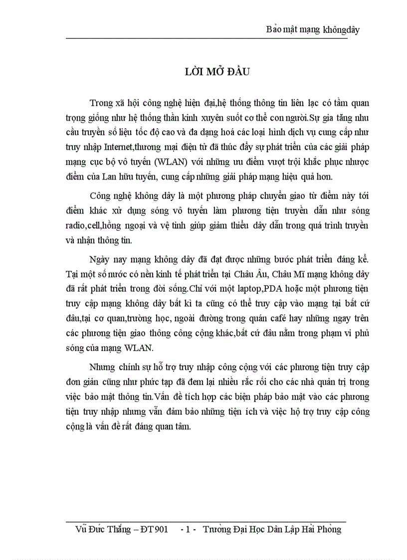 image for page Bảo mật trong mạng không dây WLAN