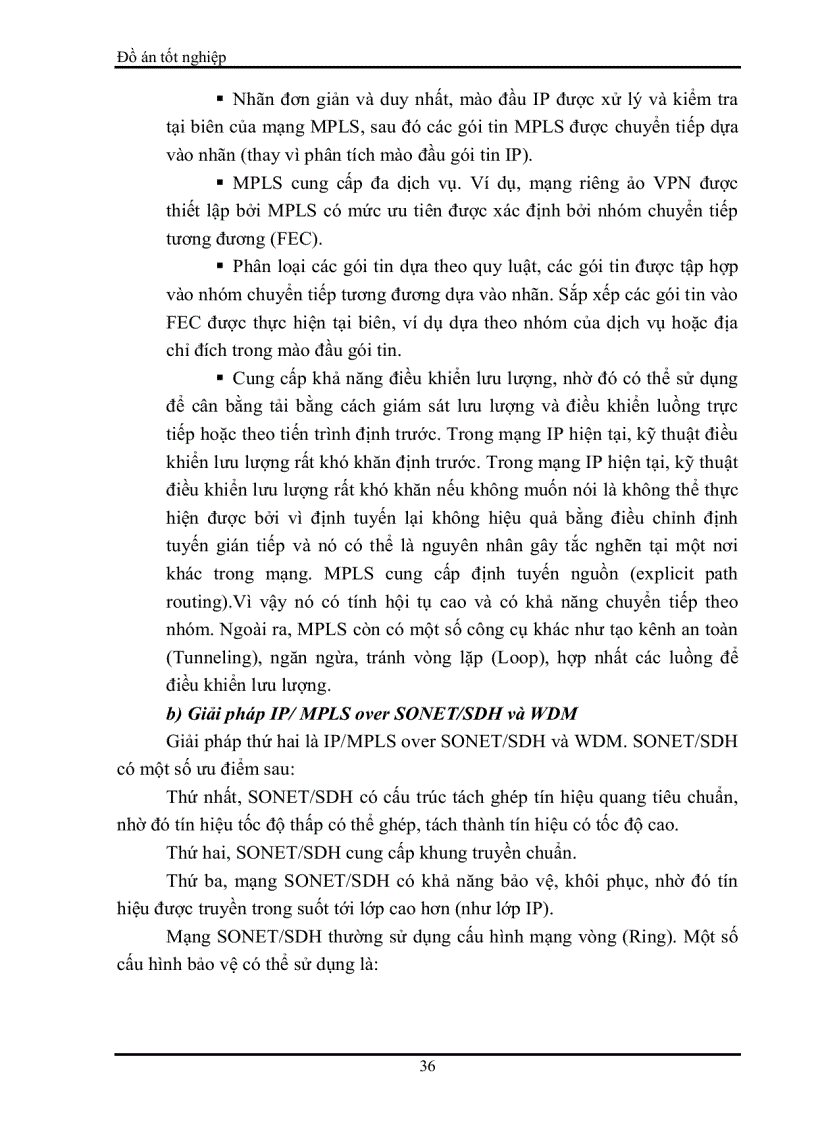 image for page Nghiên cứu về mạng IP WDM