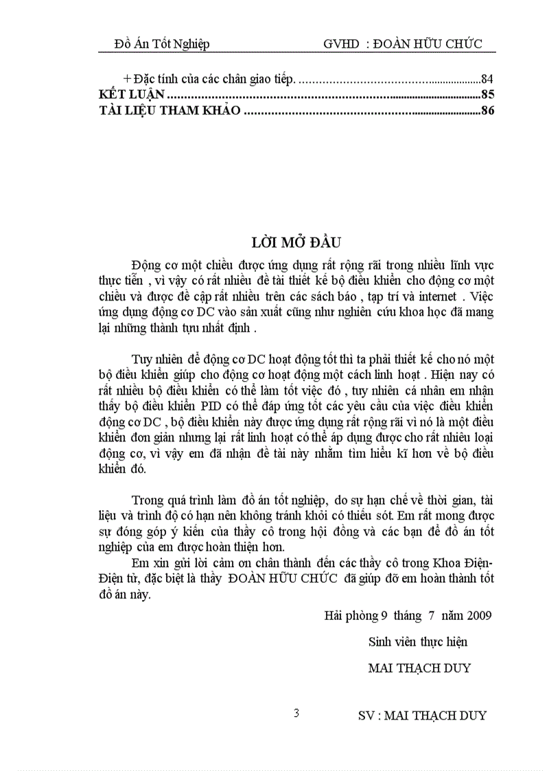 image for page Thiết kế bộ điều khiển luật pid điều khiển động cơ dc