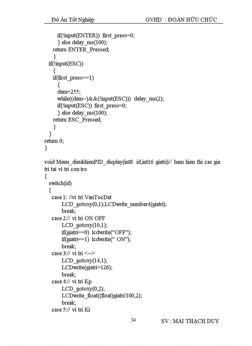 image for page Thiết kế bộ điều khiển luật pid điều khiển động cơ dc