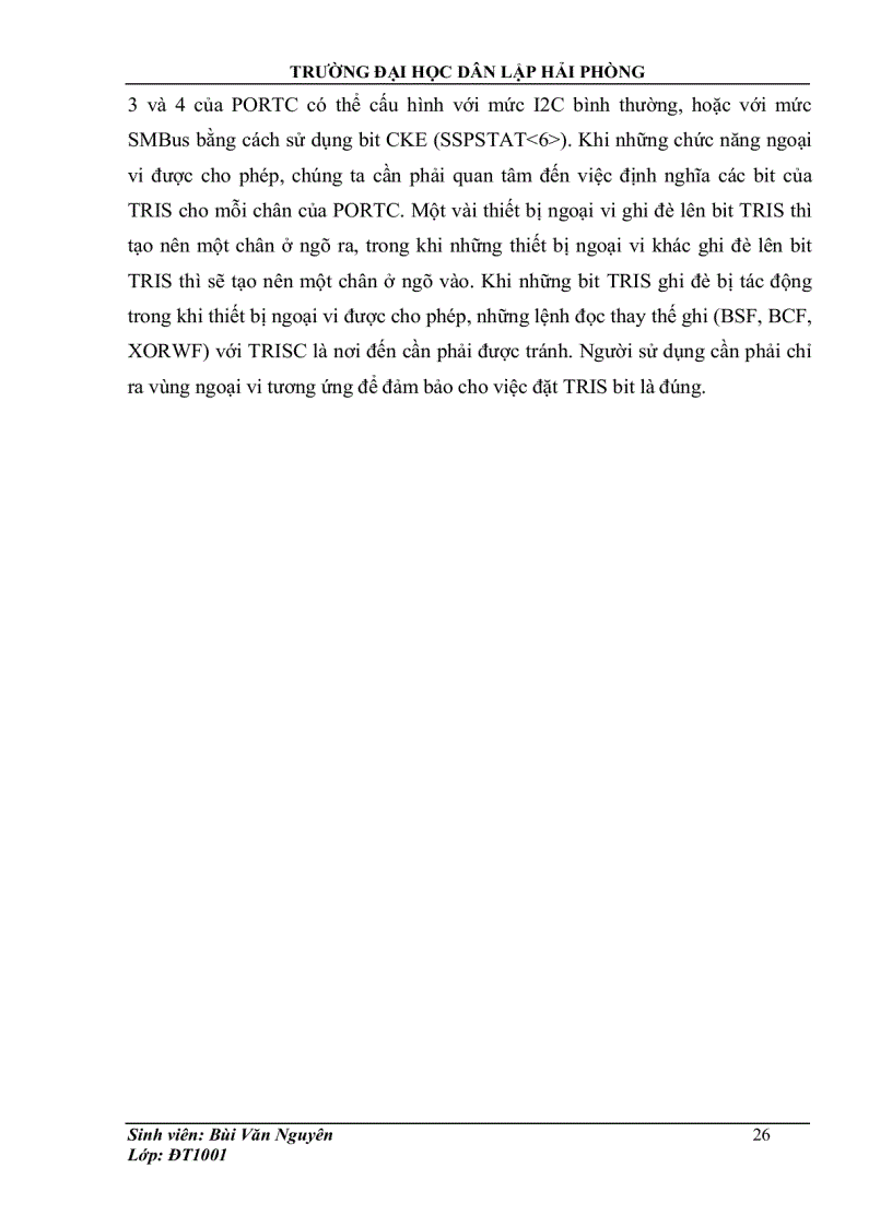 image for page Thiết kế hệ thống giao tiếp I2C giữa hai vi điều khiển PIC