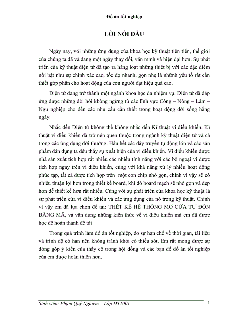 image for page Thết kế hệ thống mở cửa tự độn bằng mã