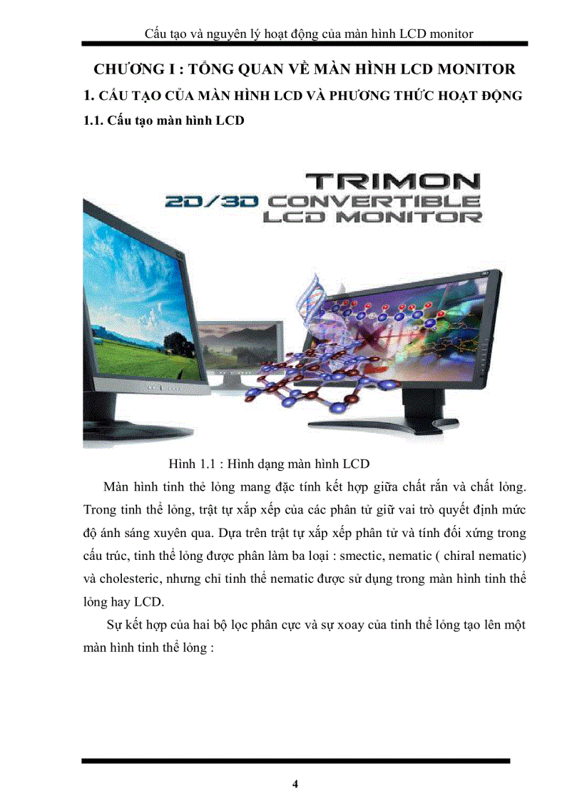 image for page Phân tích cấu tạo và nguyên tắc hoạt động của màn hình LCD Monitor