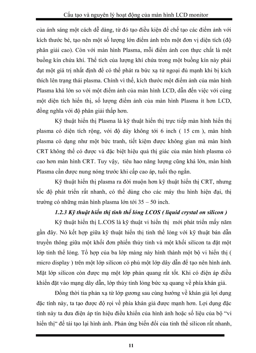 image for page Phân tích cấu tạo và nguyên tắc hoạt động của màn hình LCD Monitor