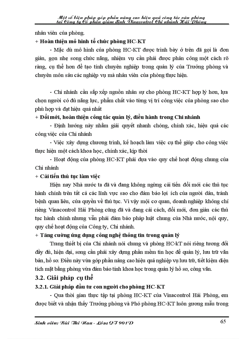 image for page Một số biện pháp góp phần nâng cao hiệu quả công tác văn phòng tại Công ty Cổ phần giám định Vinacontrol Chi nhánh Hải Phòng