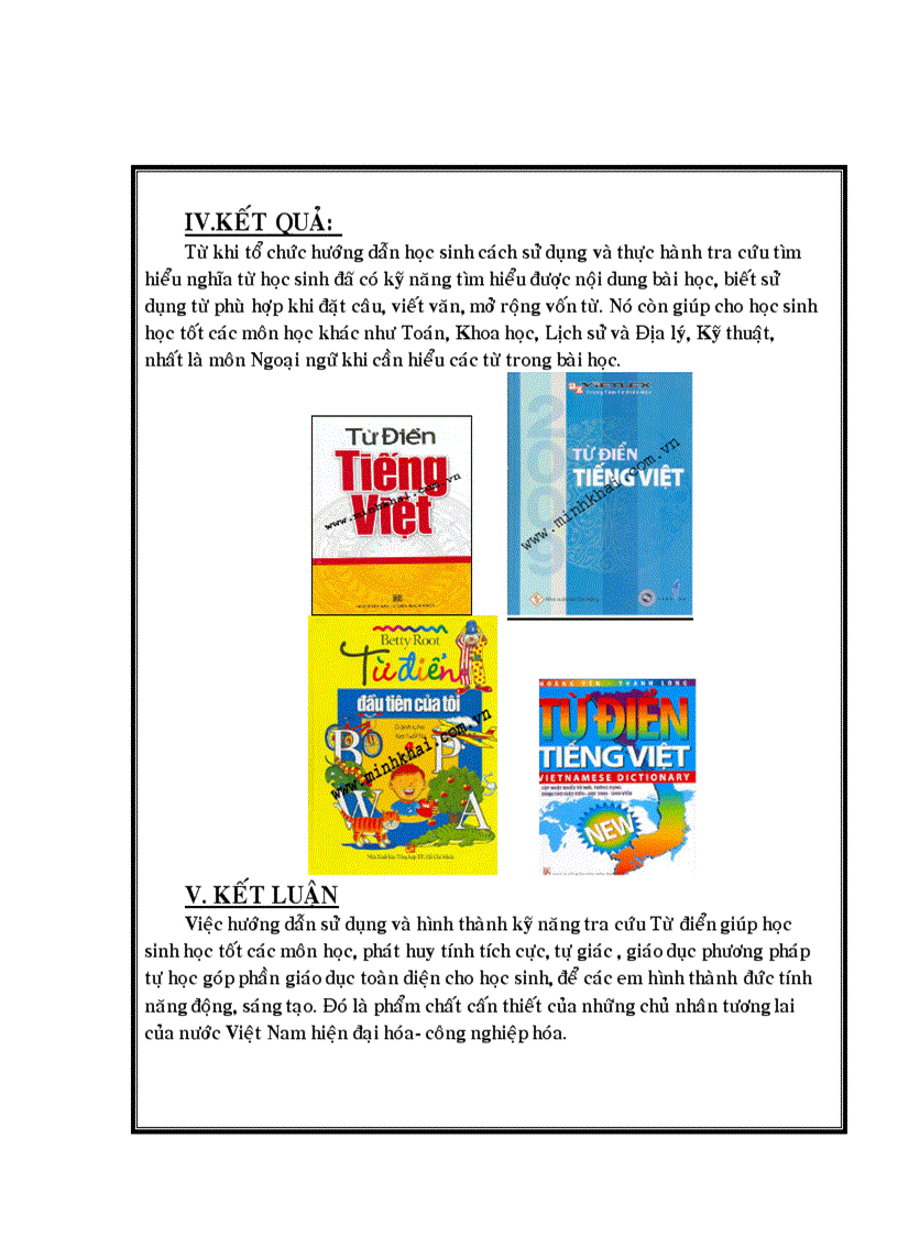 image for page Biện pháp hướng dẫn học sinh sử dụng tốt từ điển tiếng việt trong học tập