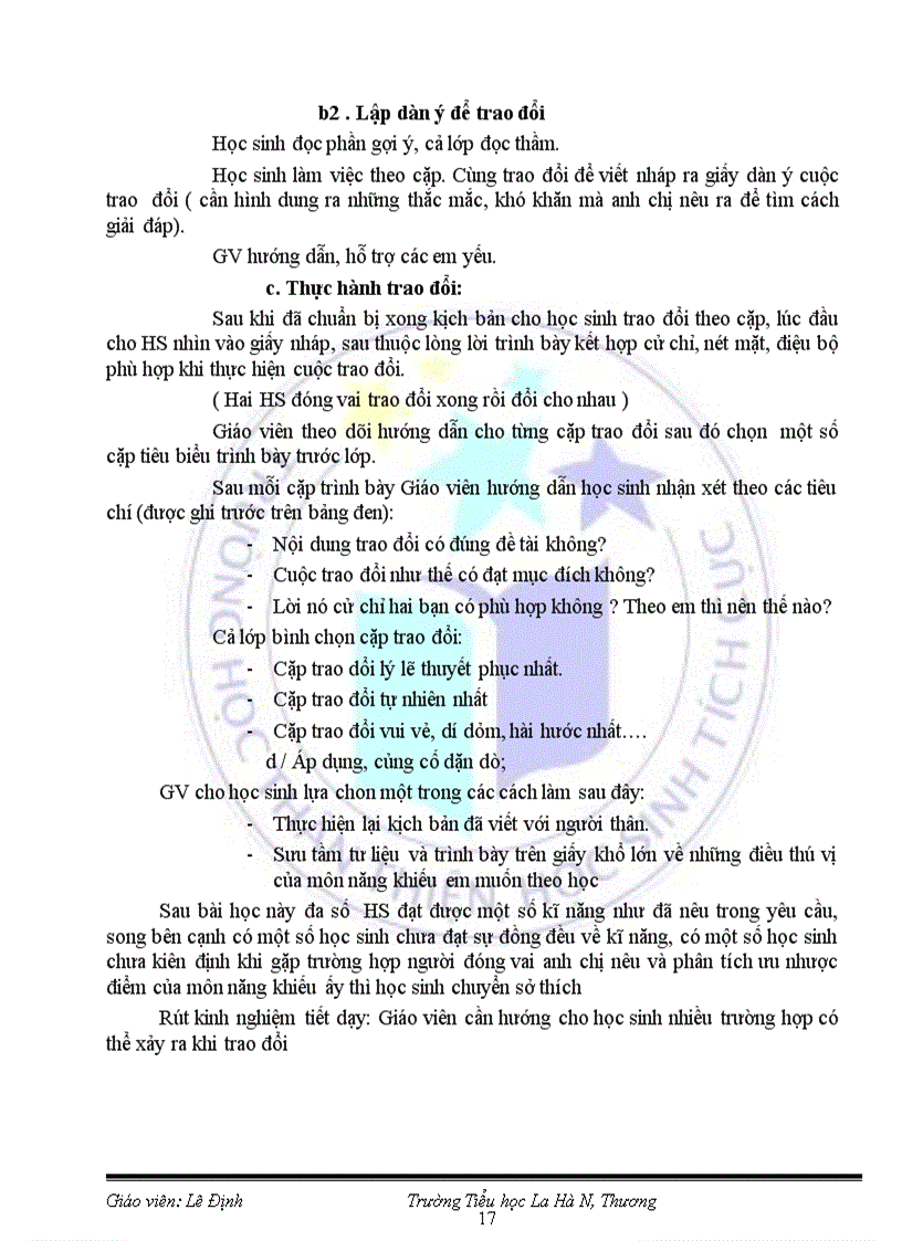image for page Một số biện pháp giáo dục và rèn luyện kỹ năng sống cho học sinh qua môn tiếng việt lớp 4