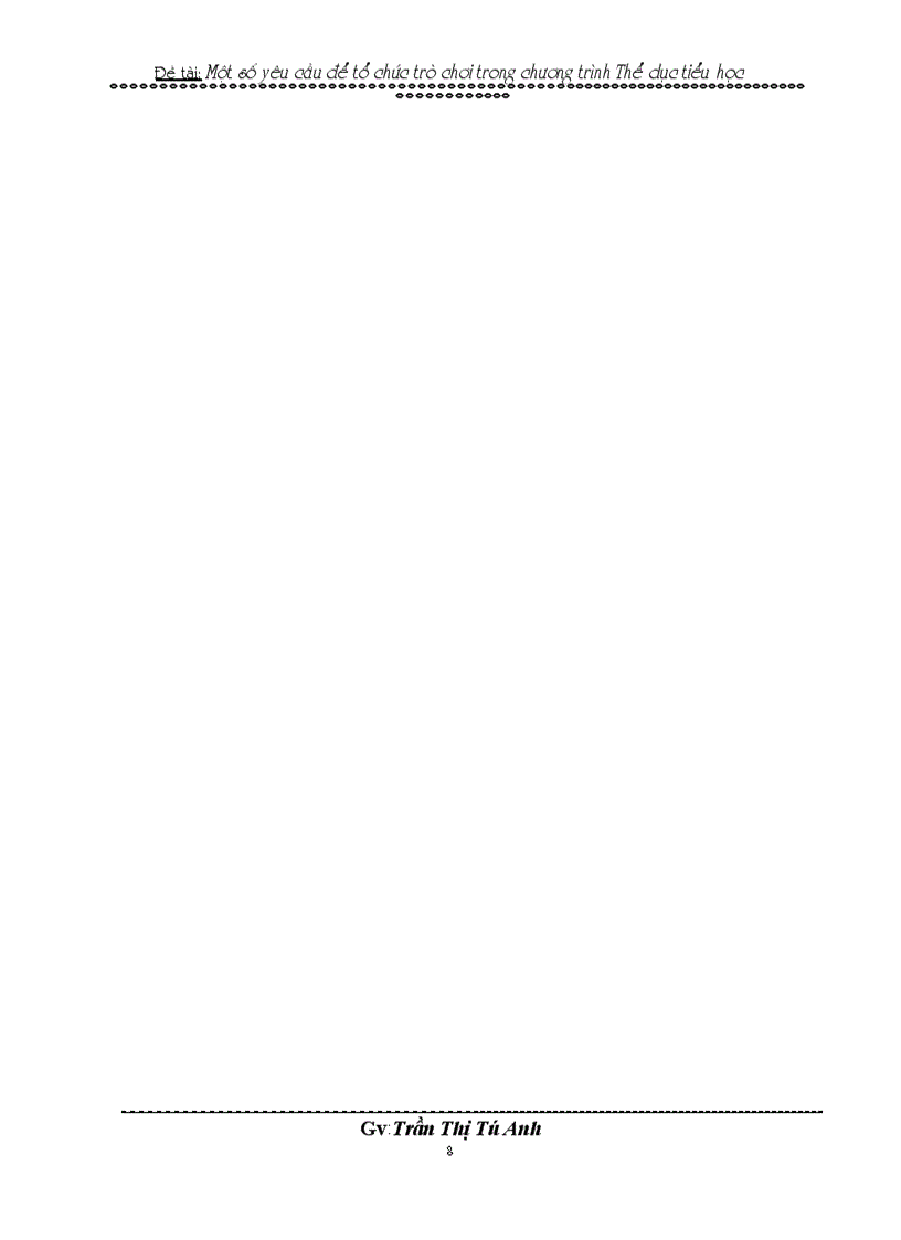image for page Một số yêu cầu để tổ chức trò chơi trong chương trình Thể dục tiểu học