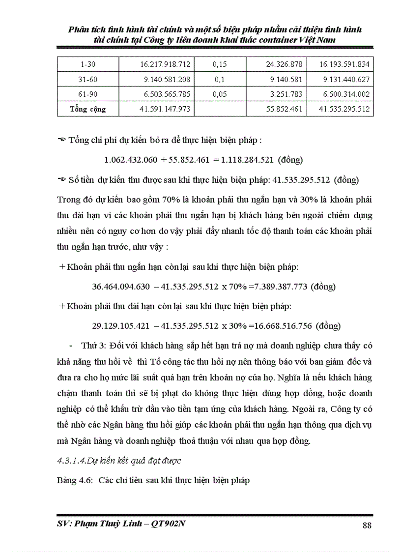 image for page Phân tích tình hình tài chính và một số biện pháp nhằm cải thiện tình hình tài chính tại Công ty liên doanh khai thác container Việt Nam